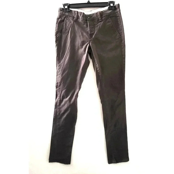 Allsaints Spitalfields Brown Slim Fit Pants Size 4 1J - Picture 1 of 6